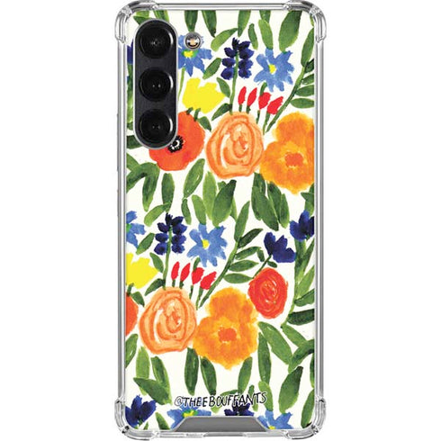 Bouffants and Broken Hearts Garden 6 Galaxy S24 FE Clear Case